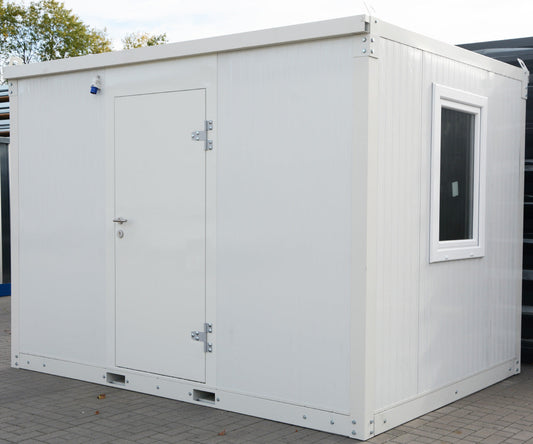 3m Isolierter mobiler Bürocontainer mit Kranösen und Staplerführung - 2 Fenster