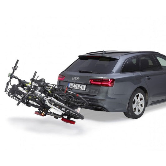 Uebler i21 Fahrradträger 2 E-Bikes, Klappbar, Leicht & Kompakt, Made in Germany